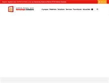 Tablet Screenshot of bureautique-solutions.com